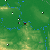 Nearby Forecast Locations - Belgrado - Mapa