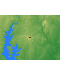 Nearby Forecast Locations - Bouaké - Mapa
