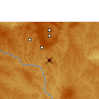 Nearby Forecast Locations - Luziânia - Mapa
