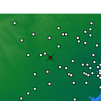 Nearby Forecast Locations - Katy - Mapa