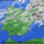 imagens de sat&eacute;lite de Portugal