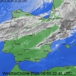 imagens de sat&eacute;lite de Portugal