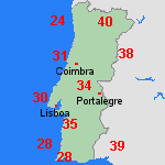 previsão Qui, 07-08 Portugal