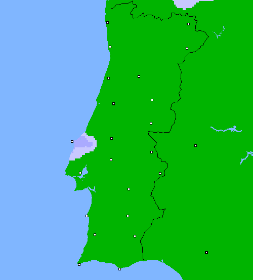 precipitação-24 h. Portugal