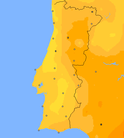 temp. mín. Portugal