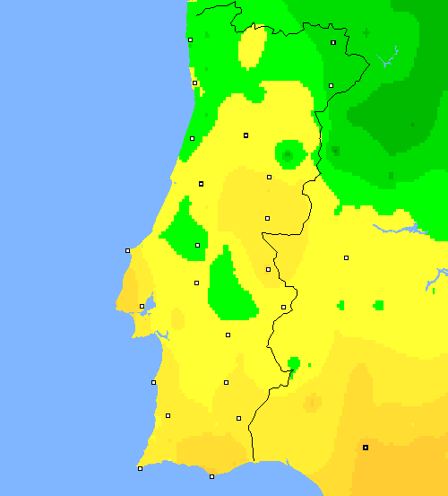 temp. mín. Portugal