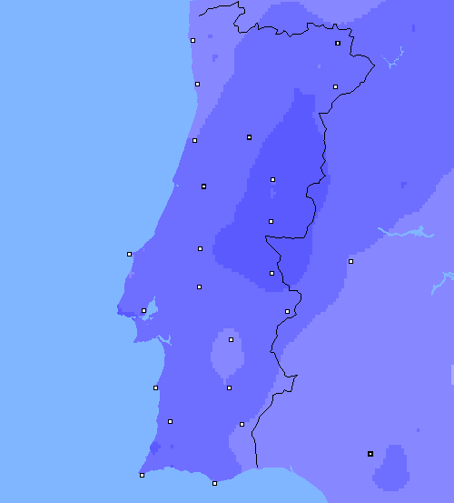 precipita&ccedil;&atilde;o-24 h. Portugal