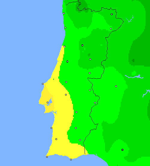 temp. m&iacute;n. Portugal