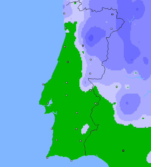 precipita&ccedil;&atilde;o-24 h. Portugal
