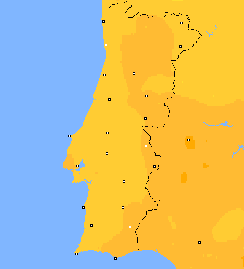 temp. m&iacute;n. Portugal