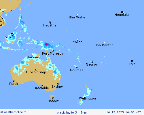 precipita&ccedil;&atilde;o-3 h. mapas de previs&atilde;o
